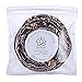 Boruo Brand 6mm Round Folded Bolo PU Braided Leather Cord For Necklace Bracelet Jewelry Making (2m Brown Snake Color)