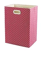 Viila D'Este Cesto De La Ropa Dots Fucsia