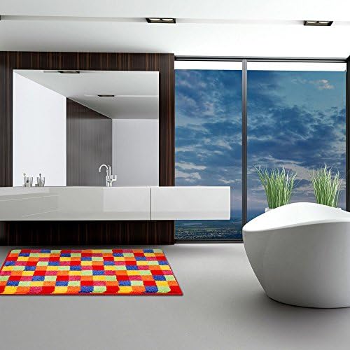 Grund Joker Series Premium Bathroom Comfort Bath Rug, 24-Inch by 60-Inch, Orange