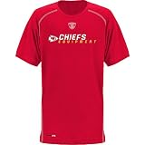 Reebok Kansas City Chiefs Youth Sideline Heather Speedwick T-Shirt Small