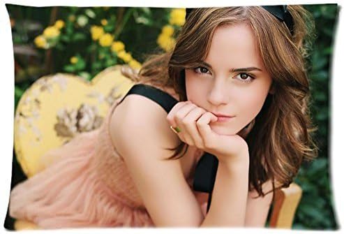 So Cool Flying New Dakimakura Pillow Case Custom Emma Watson Harry Potter Actress Pillowcase Best Gift 20X30 Inch 2 Sides