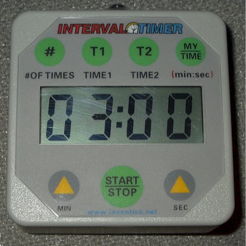 Interval Workout Timer TMR03-G Grey: Boxing, Wrestling, Martial Arts