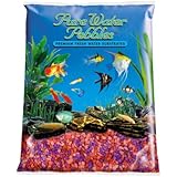 Pure Water Pebbles Aquarium Gravel, 5-Pound, Neon Fruit Delight