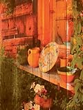 IMAGE OF Gizaun Art French Pottery 28-Inch by 36-Inch Inside/Outside Wall Art, Full Color on Cedar