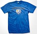 Uruguay Shield International Soccer T-shirt, Uruguayan Soccer Mens T-shirt