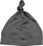 Infant Baby Rib Hat, Asphalt, One Size