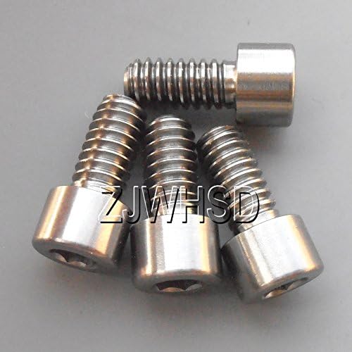 4pcs 1/4"-20 x 1/2"long Titanium Ti Screw Bolt Allen Hex Socket Cap Head USA Thread (Aerospace Grade) /Fits Bicycle Motorcycle Boat RC Toy Parts [Gold Sister]