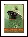 Red Star Line - Cherbourg - New York, Framed Art Print by Affiches Publicite