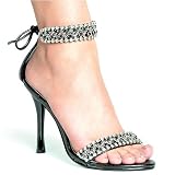 457-CLAUDIA Spike Angel, black-size 7