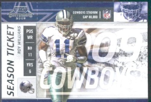 2009 Playoff Contenders Football Card # 27 Roy Williams Dallas Cowboys Mint Condition NFL Card- Shipped In Protective ScrewDown Display Case!
