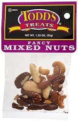 Todd's Incorporated Cholesterol Free Fancy Mixed Nuts, 1.25-Ounce Bags (Pack of 72)