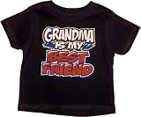 GRANDMA IS MY BEST FRIEND - Youth, Toddler, Infant - T-Shirt, Long-Sleeve T-Shirt, Sweatshirt, Hoody, Dress, Bodysuit, Romper