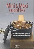Livres Recette de Cuisine - Mini & Maxi cocottes