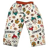 ZOOMIC ベビー 総柄 中綿パンツ アイボリー 90cm