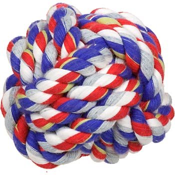 PETCO X-Large Rope Knotty Ball Dog Toy, Color:Assorted