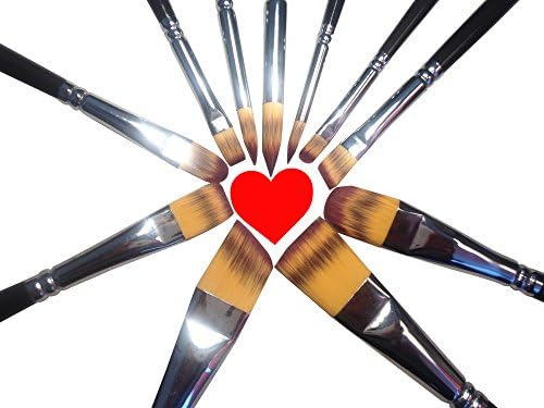 Art Paint Brush Set (12 pcs) Premium quality art set for Acrylic, Watercolor, Oil, Face painting and other purposes