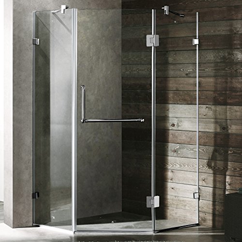 Amazing Cheap Price Dreamline Unidoor 44 To 45 In Frameless Hinged Shower Door Chrome Finish Shdr 20447210s 01 Big Savings Like Cheap