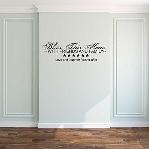 Bless this Home Wall Decal Sticker Quote - WB042