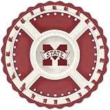 Mississippi State Bulldogs 14 Ceramic Veggie Tray