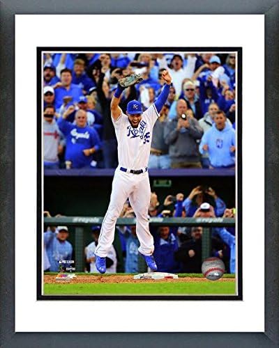Eric Hosmer KC Royals celebrates winning 2014 ALCS Framed Picture