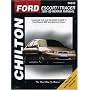 Ford: Escort/Tracer 1991-99: Covers all U.S. and Canadian models of Ford Escort and Mercury Tracer (Chilton's Total Car Care Repair Manual)