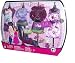 Barbie 2009 Doll Clothes Fashion N7482 Floral Theme Spring Outfit - 2 Tops, Short, Denim Pants, Tweed Short Blazer Jacket, Mini Skirt, Dress, Rose Bouquet, Handbag, Watering Can and 2 Pair of Shoes