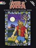 House of Horror Stained Glass Coloring Book 