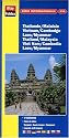 Carte routière et touristique : Thaïlande - Viêt-Nam - Laos - Cambodge, N° 334 (avec un index)