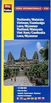 Carte routi&egrave;re et touristique : Tha&iuml;lande - Vi&ecirc;t-Nam - Laos - Cambodge, N&deg; 334 (avec un index)