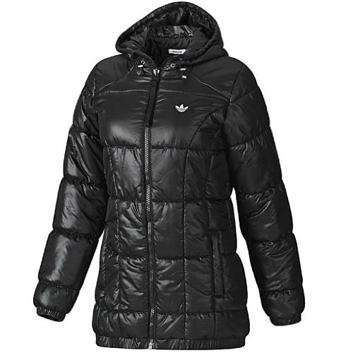 Adidas Damen Winterjacke AC Long Padded - Solids, black, 36, O58622