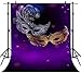 Masquerade Violet Backdrops Gold and Silver Mask Photography Backgrounds Vinyl 5x7ft Dress-up Party Rave Party Backdrop Photo Booth Props PHMOJEN LFPH471