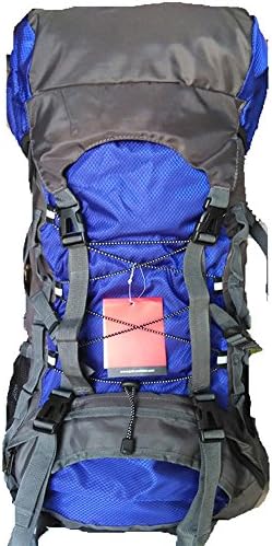 Airthea® 60L Huge Ultralight Outdoor Sport Camping Hiking Travel Backpack Waterproof Mountaineering Bag Outdoor Backpacks with Waist Pack for Women and Men, 28.3*12.6*8.7 Inches, Royalblue