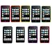 GTMax Soft Rubber Silicone Skin Cover Cases ( Balck + Clear + Purple + Blue + Green + Yellow + Orange + Hot Pink ) For Apple iPod Touch 8GB 32GB 64GB 3rd 3G Generation