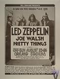 Led Zeppelin concert music vintage retro reprint poster