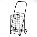 Black Folding Shopping Cart