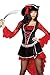 Dreamgirl Women's Treasure Pleasure Costume, Black, Medium