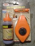 Chalk Line Set Reel & Level 3 Piece Set