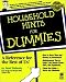 Book Household Hints for Dummies