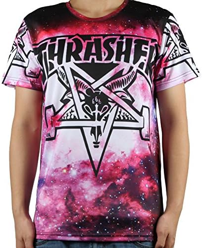 Cool Design Thrasher 3d Picture Print Men's T Shirt (XXX-Large, Tbf0059)