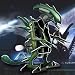 3D Movable Dinosaur Puzzle Model Jigsaw Kit Educational Toy with Clockwork Motor, Green