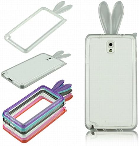 CXB1983 Best Seller Cute Cartoon Rabbit Ears Soft TPU Frame Case for Samsung Galaxy Note 3 III N9006
