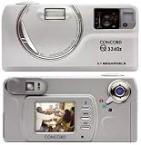 Concord EyeQ 3340z 3mp Digital Camera with 4x Digital Zoom