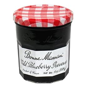 Bonne Maman Wild Blueberry Preserves, 13-Ounce Jars (Pack of 6)