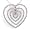 0.4 Carat 14KWG Diamond Motion Heart Pendant With 16 inch Chain