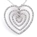 0.4 Carat 14KWG Diamond Motion Heart Pendant