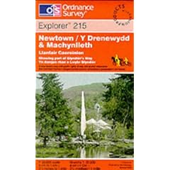 Newtown and Machynlleth (Explorer Maps)