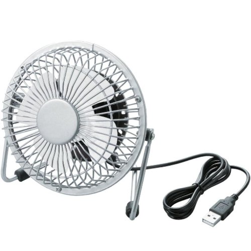 ELECOM USB扇風機 レトロ調 ホワイト FAN-U18WH