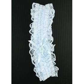 Blue Lace Bridal Garter IN6128