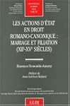 Les actions d'�tat en droit romano-ca...