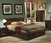 Jessica Collection Contemporary Style Queen Size Platform Bed